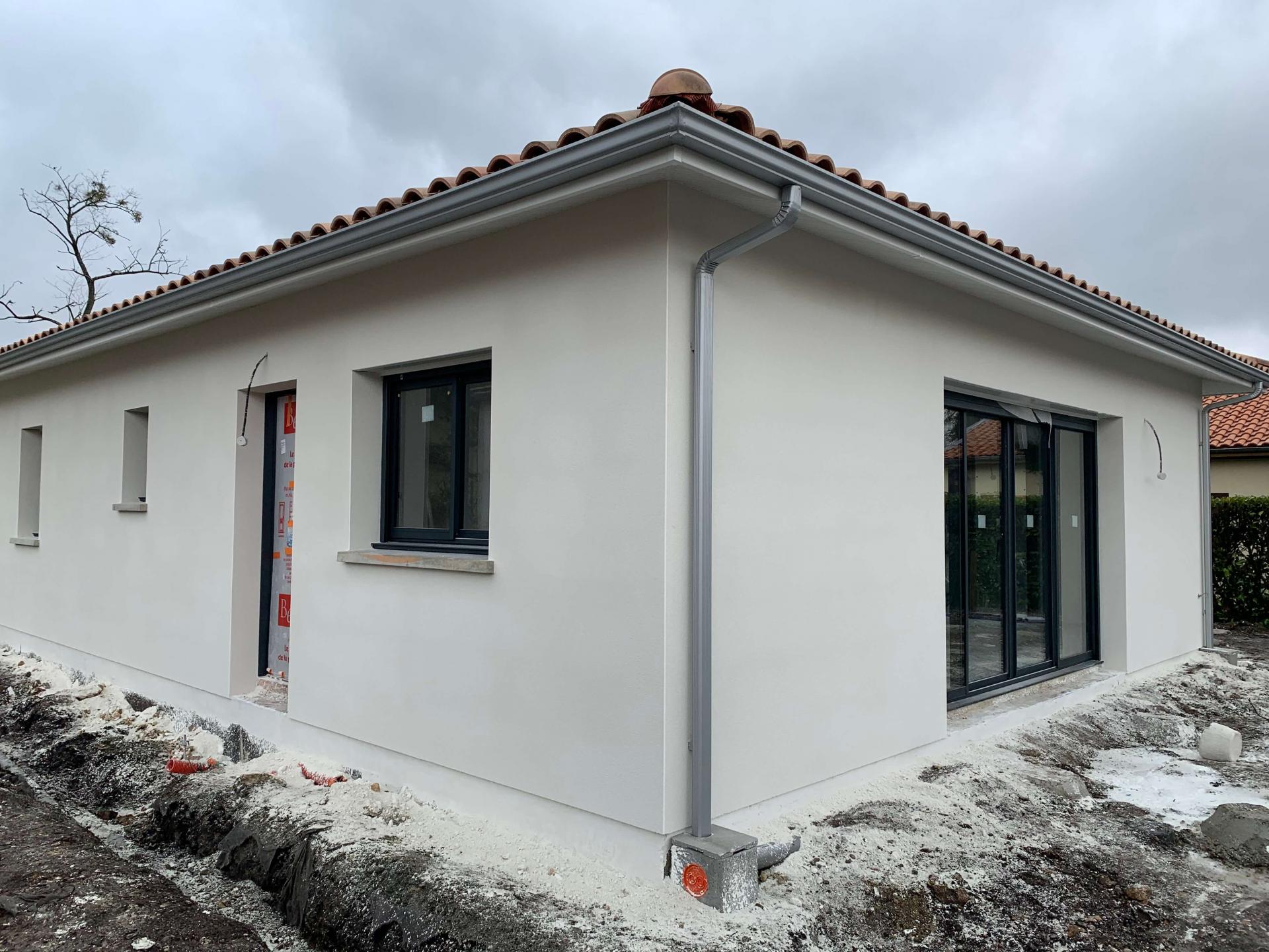 Construction maison charpente traditionnelle leognan desgraves 24