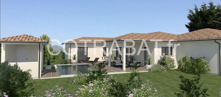 Plan 3d maison leognan desgraves 2