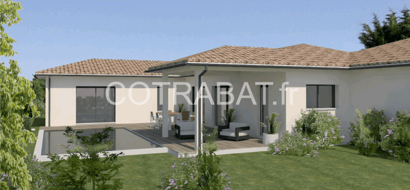 Plan 3d maison leognan desgraves 7